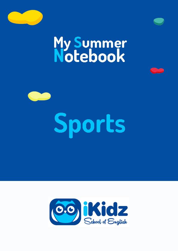 My summer Notebook portada_Sports