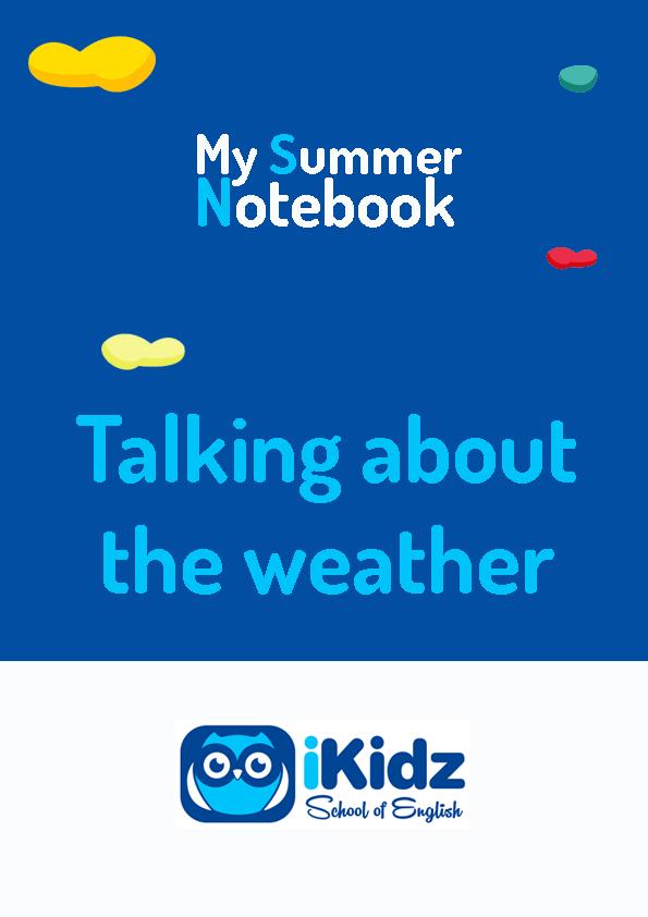 My summer Notebook portada_Talking about the weather