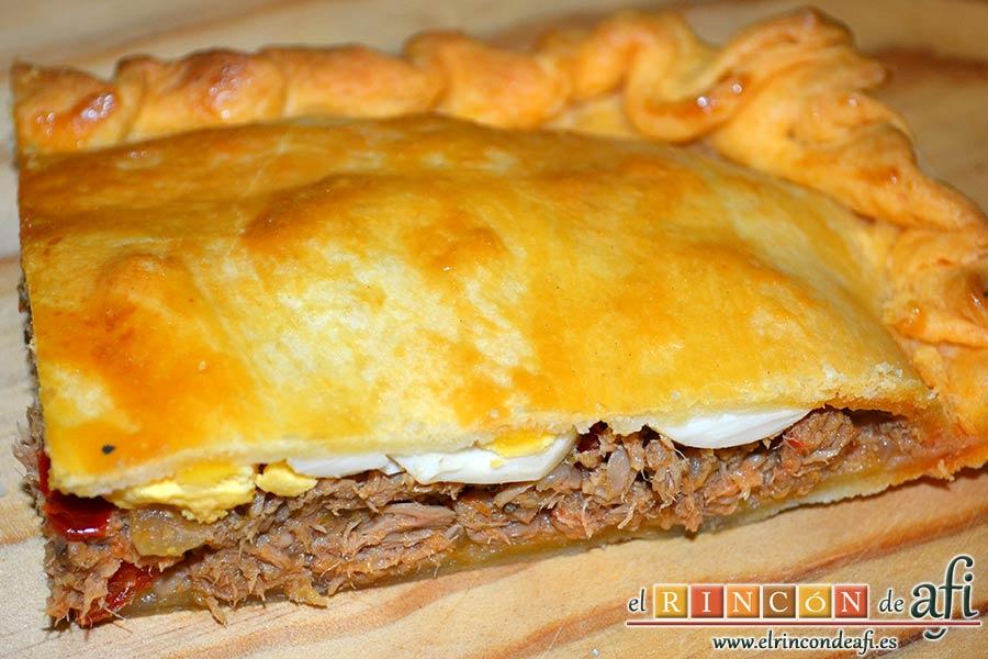 Empanada de atún, sugerencia de presentación