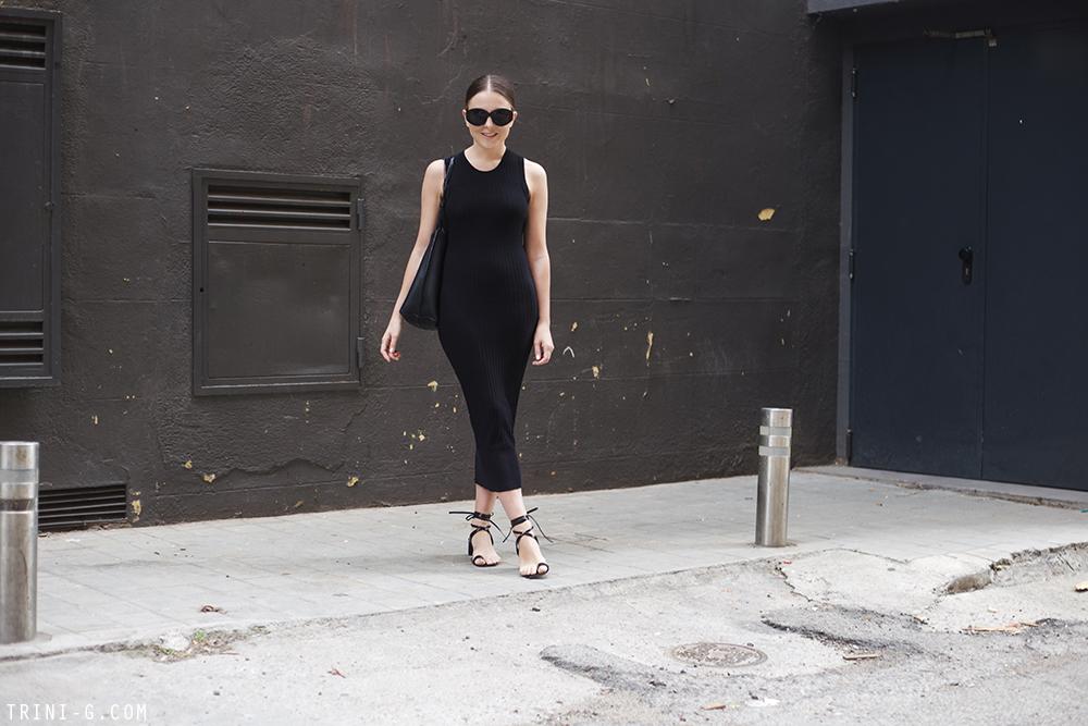 Trini | Acne Studios dress Céline toe ring sandals