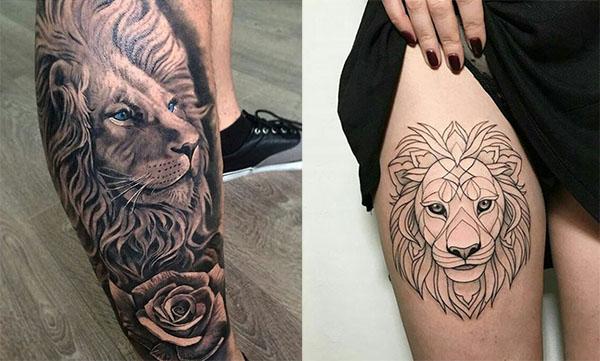 tatuajes de leon2