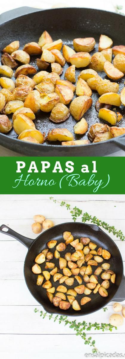 Receta de Papas al Horno Baby.