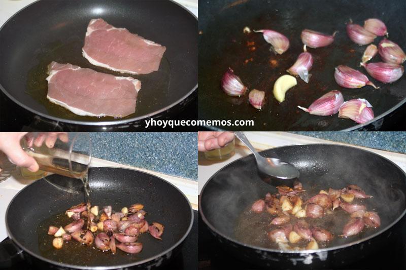 filetes de cerdo al whisky receta