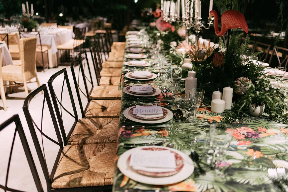 Real Wedding Eugenia & Ramón - Decoración Tropical - Bodasconestilo