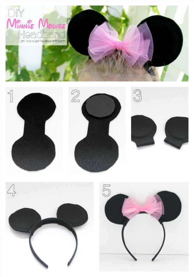 diadema de disfraz de la minnie