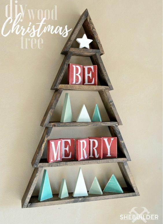 DIY Wood Christmas Tree