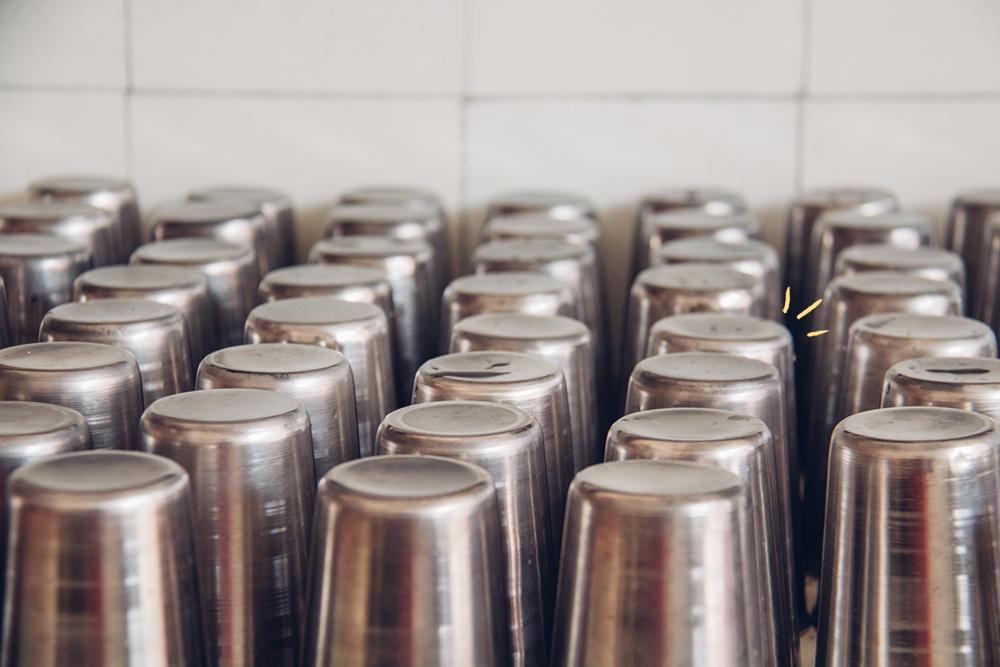 El Faire: Vasos metálicos reutilizables, a prueba de quiebres