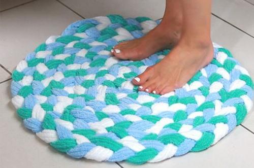 decoracion reciclada para el lavabo