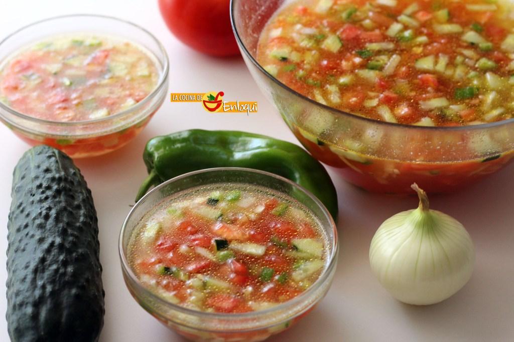 Cómo hacer gazpacho a la antigua