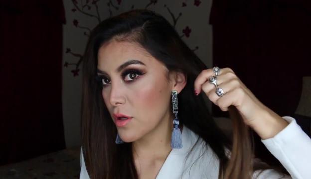 peinado con trenza a un lado