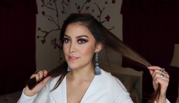 peinado con trenza a un lado