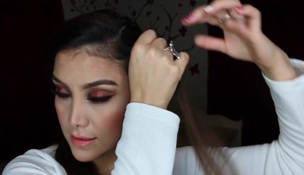 peinado con trenza a un lado