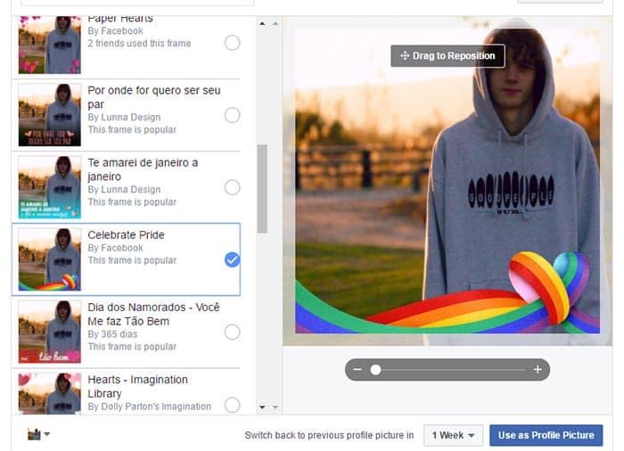 Facebook y la bandera arcoiris
