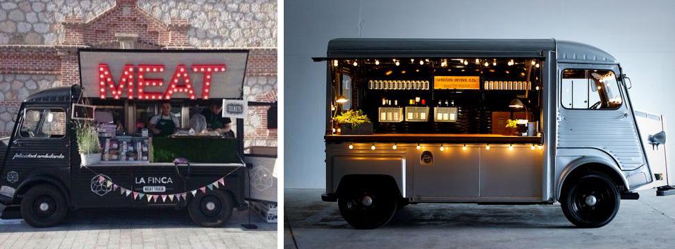 Negocios bonitos sobre ruedas