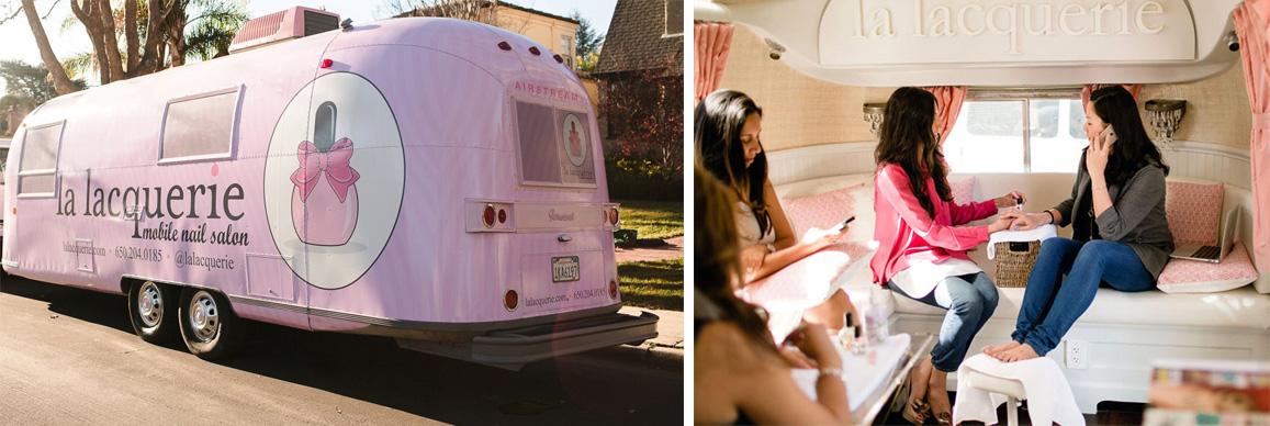 Negocios bonitos sobre ruedas