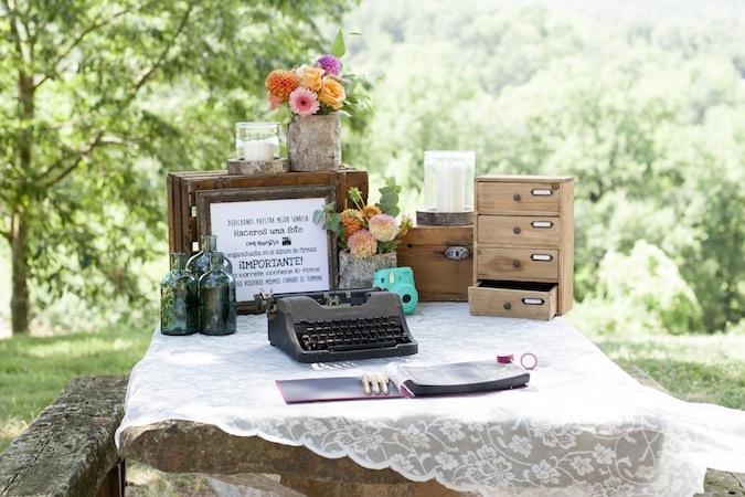 Una boda campestre y sencilla