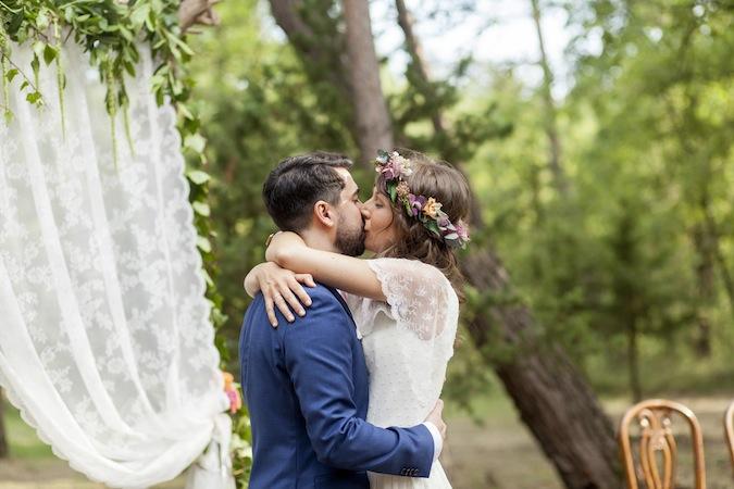 Una boda campestre y sencilla