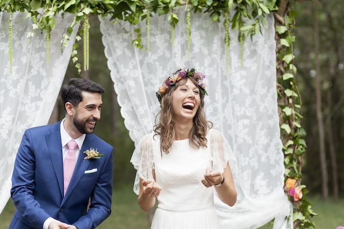 Una boda campestre y sencilla