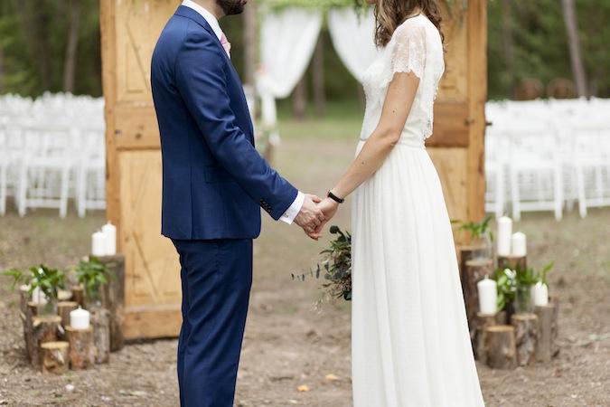 Una boda campestre y sencilla