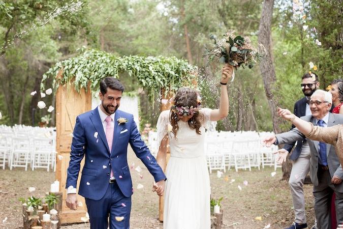 Una boda campestre y sencilla