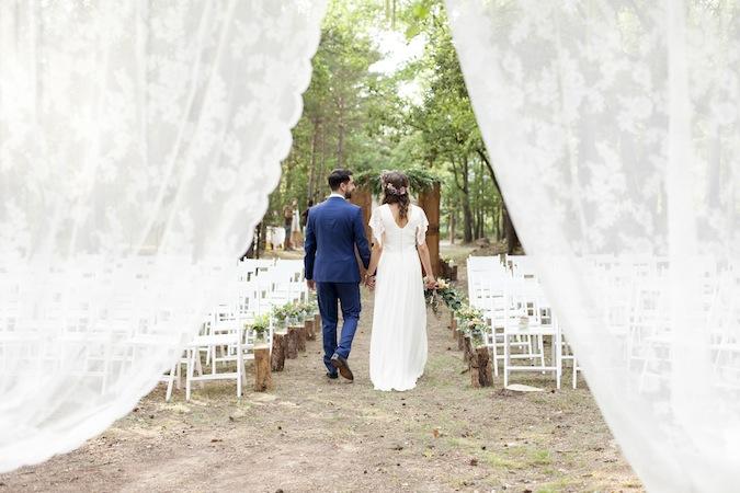 Una boda campestre y sencilla