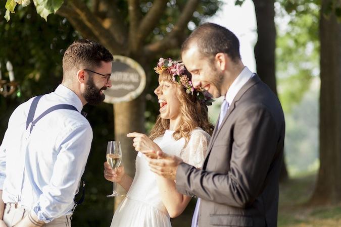 Una boda campestre y sencilla