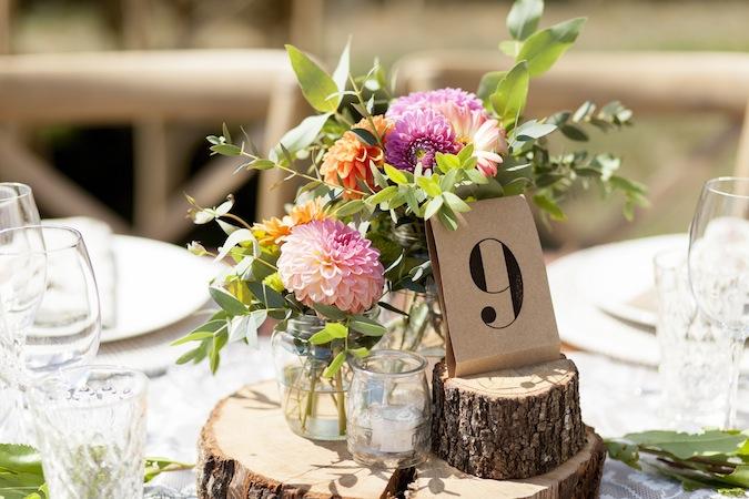 Una boda campestre y sencilla