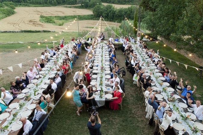 Una boda campestre y sencilla