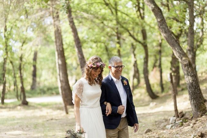 Una boda campestre y sencilla
