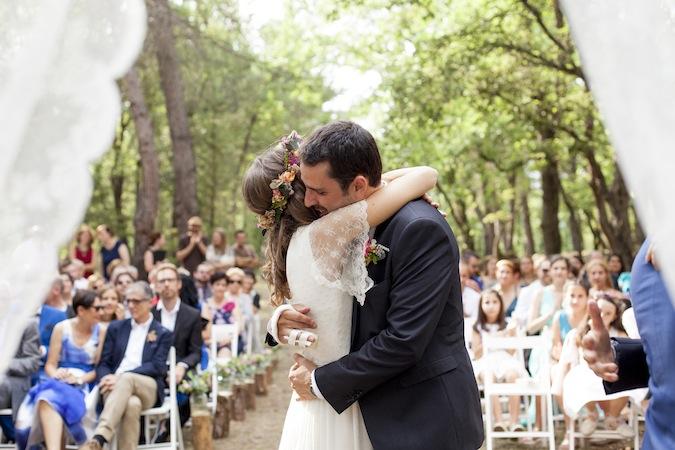 Una boda campestre y sencilla