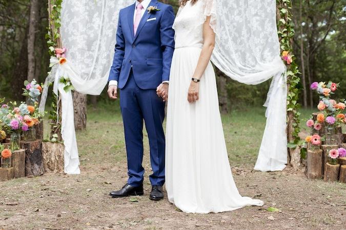 Una boda campestre y sencilla