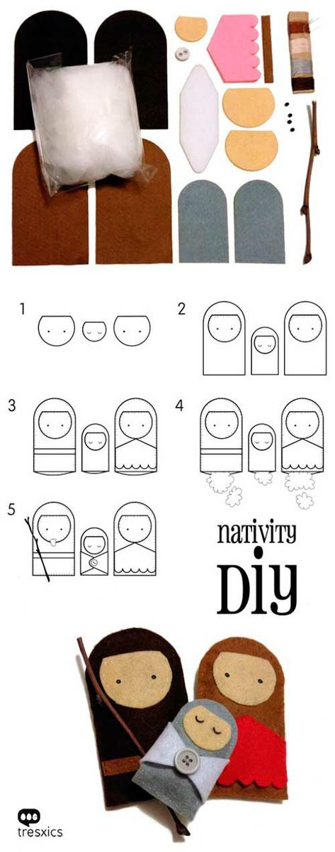 tutorial para hacer pesebre con muñecos