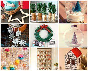 Más de 200 Manualidades y Adornos para Navidad