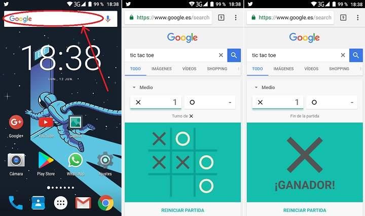 juegos ocultos de google easter eggs o huevos de pascua juego del solitario y 3 en raya