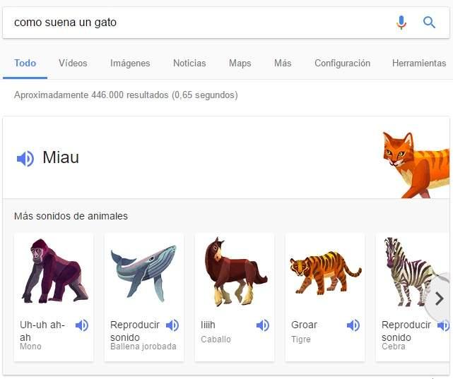 como suenan los animales sonidos de animales desde Google