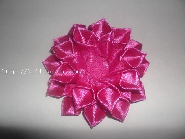 kanzashi paso a paso