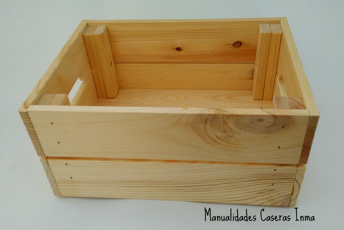 Manualidades Caseras Inma _Caja de madera sin pintar 