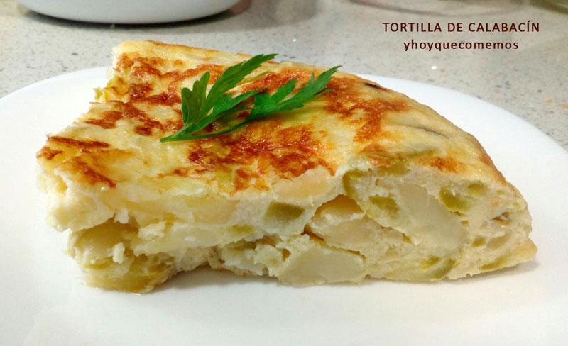 tortilla de calabacin receta