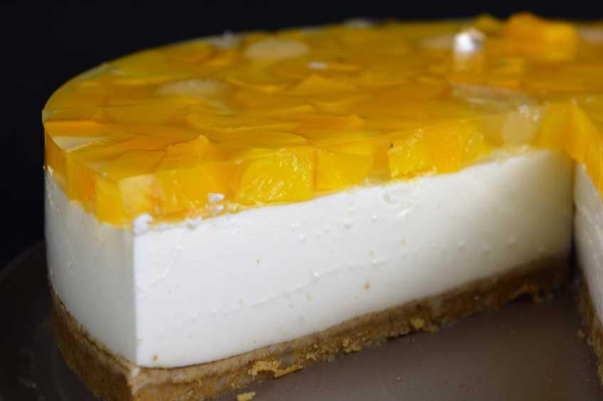 Cómo hacer cheesecake de melocotón