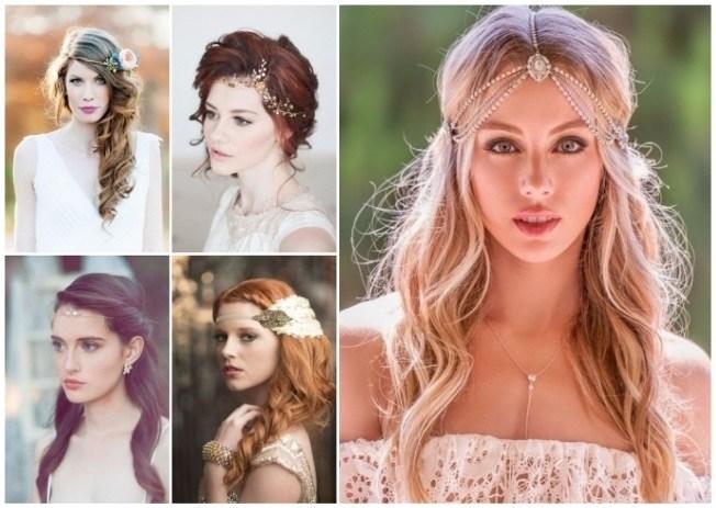 peinados con tocado lateral