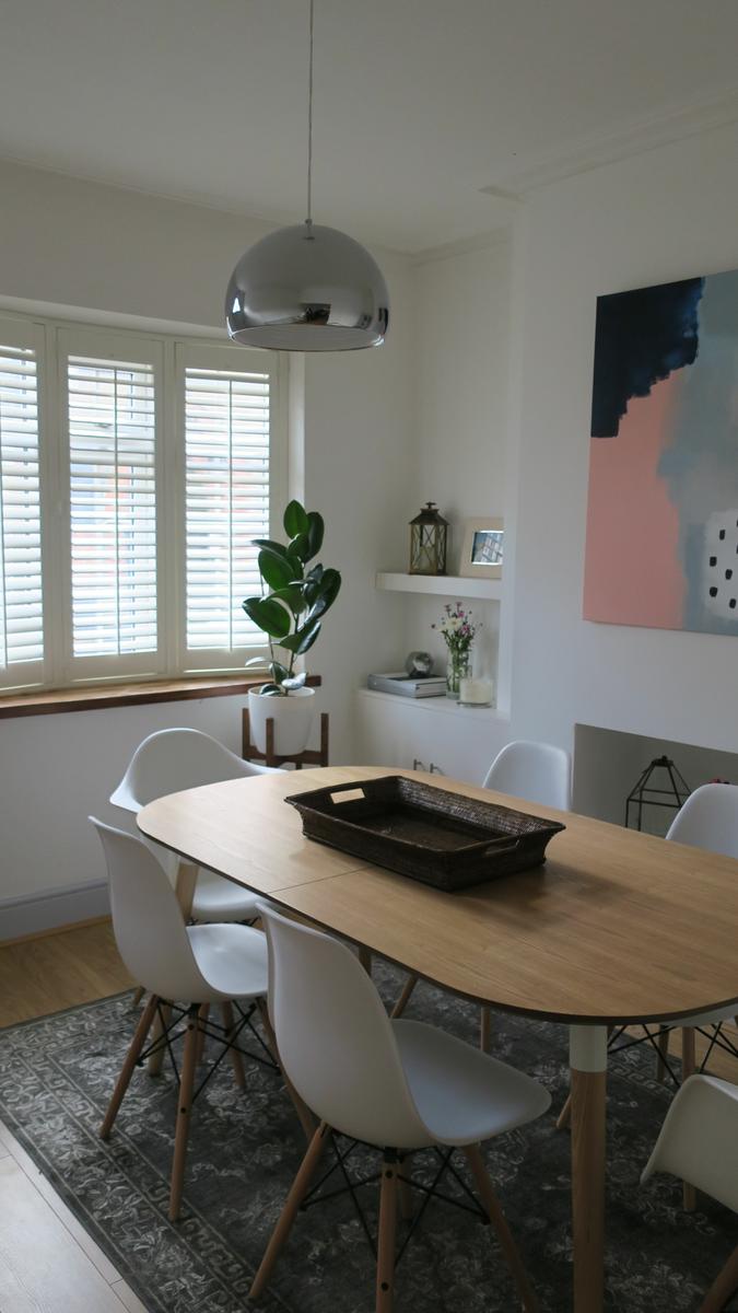 Antes y Después - Un comedor estilo Mid-Century