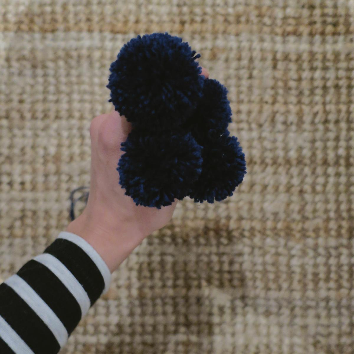 Cojines con pompones