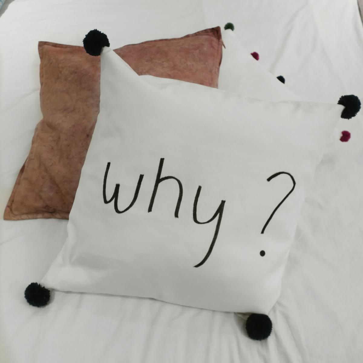 Cojines con pompones