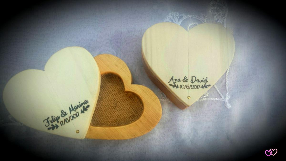 porta alianzas madera