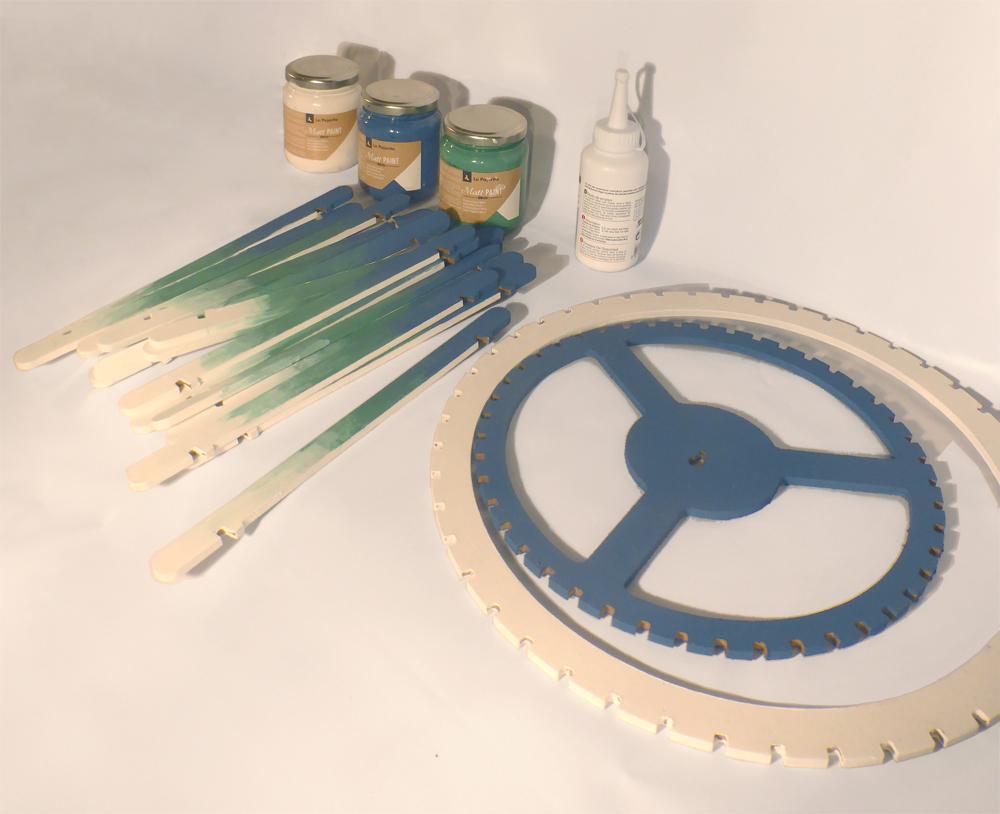 degradado con pintura