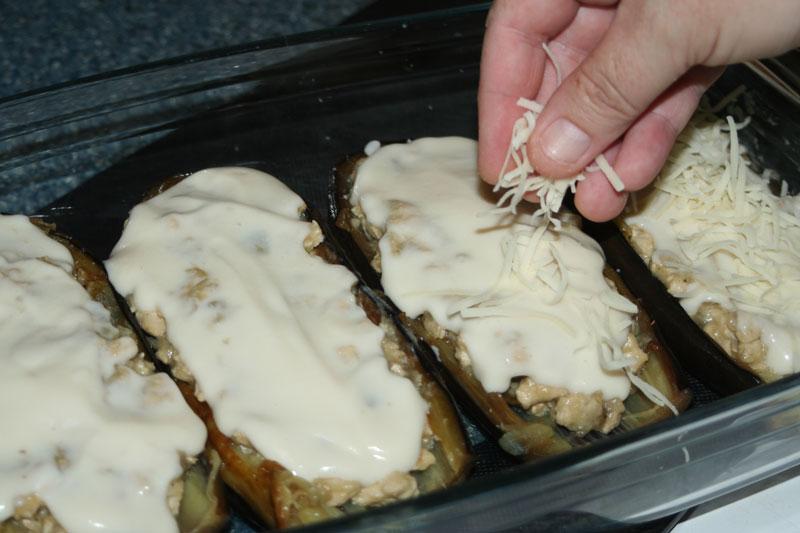 receta berenjenas rellenas de carne