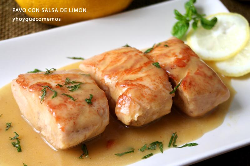 solomillo de pavo con salsa de limon