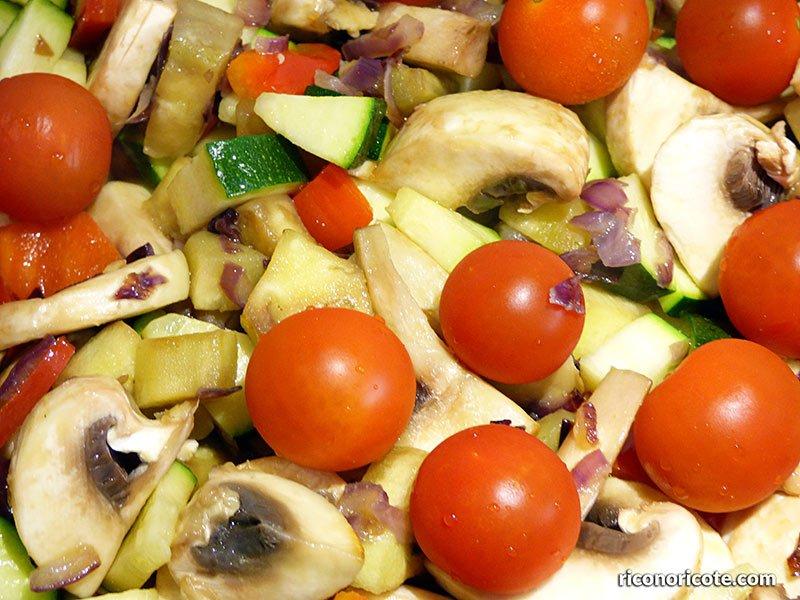 Quinoa con verduras salteadas
