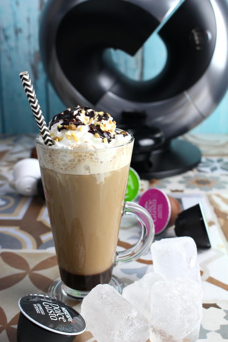 Frappuccino sin lactosa | Café frappé helado con chocolate | Cocina