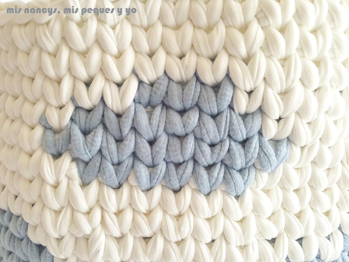 mis nancys, mis peques y yo, cesta y capazo de trapillo con nubes, detalle nube